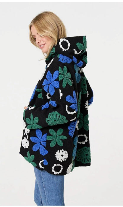 Вълнено палто Комфорт синьо