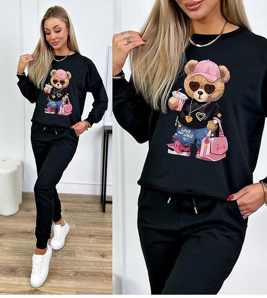 Модерен комплект с мече черен