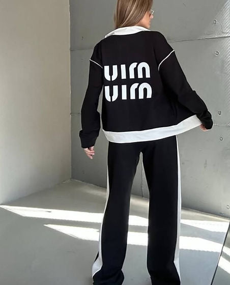 Удобен комплект от 2 части Мая черен