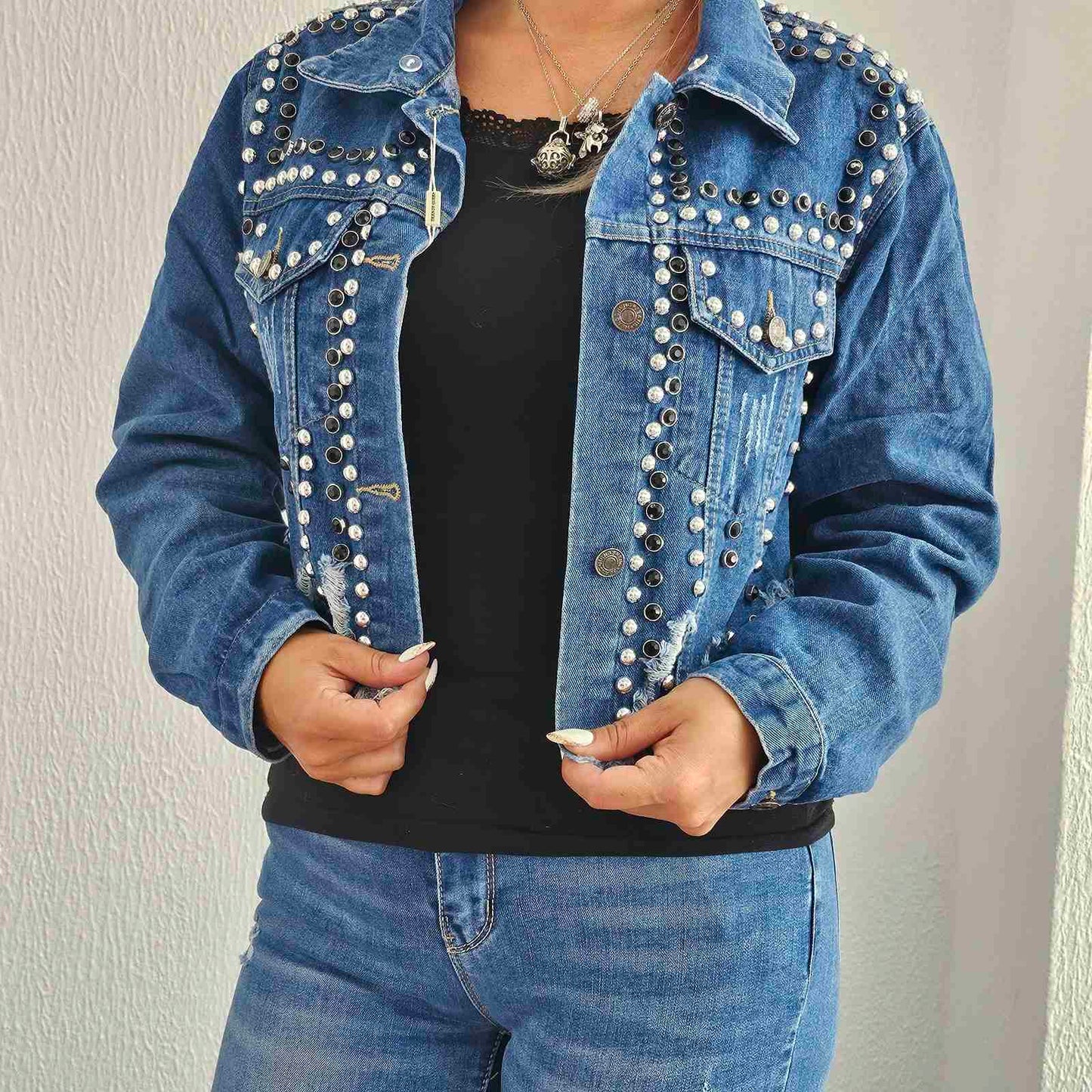 Дънково яке с каракул 3 в 1