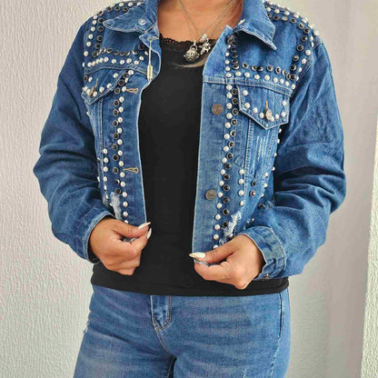 Дънково яке с каракул 3 в 1