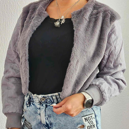 Дънково яке с каракул 3 в 1