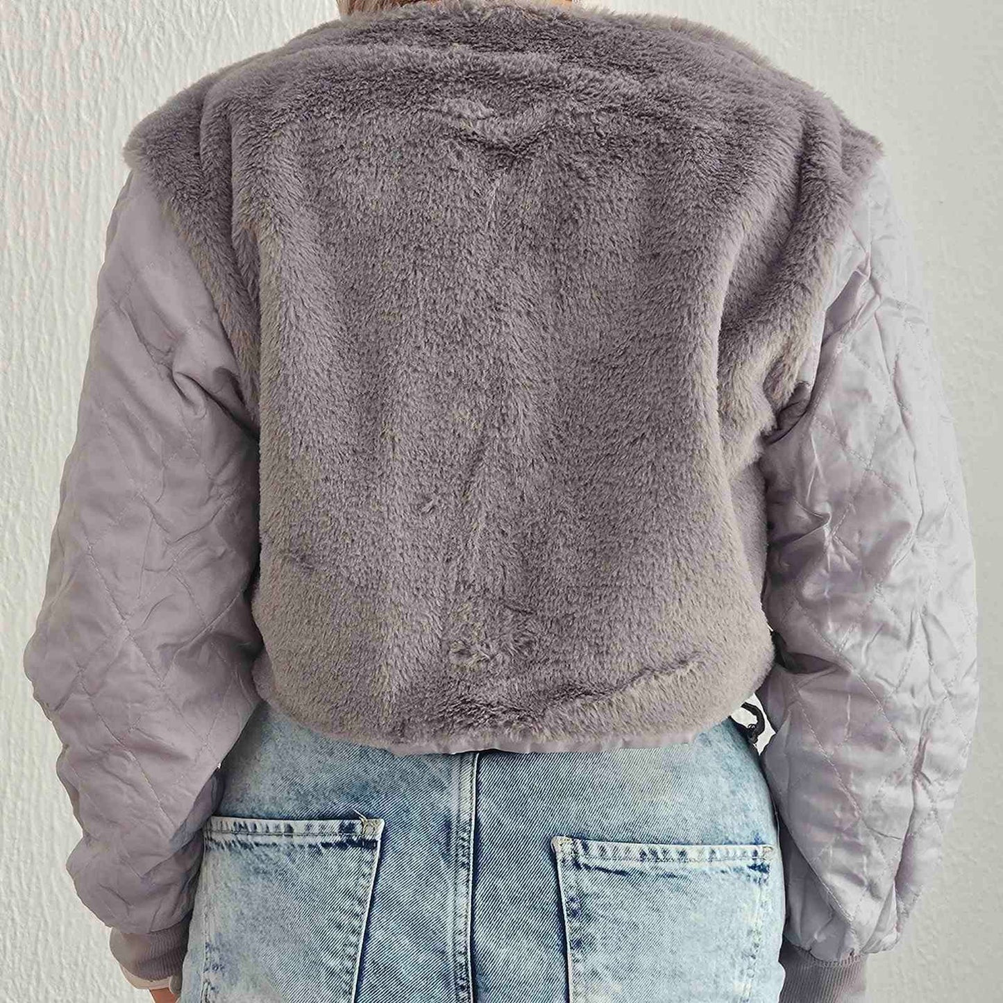 Дънково яке с каракул 3 в 1