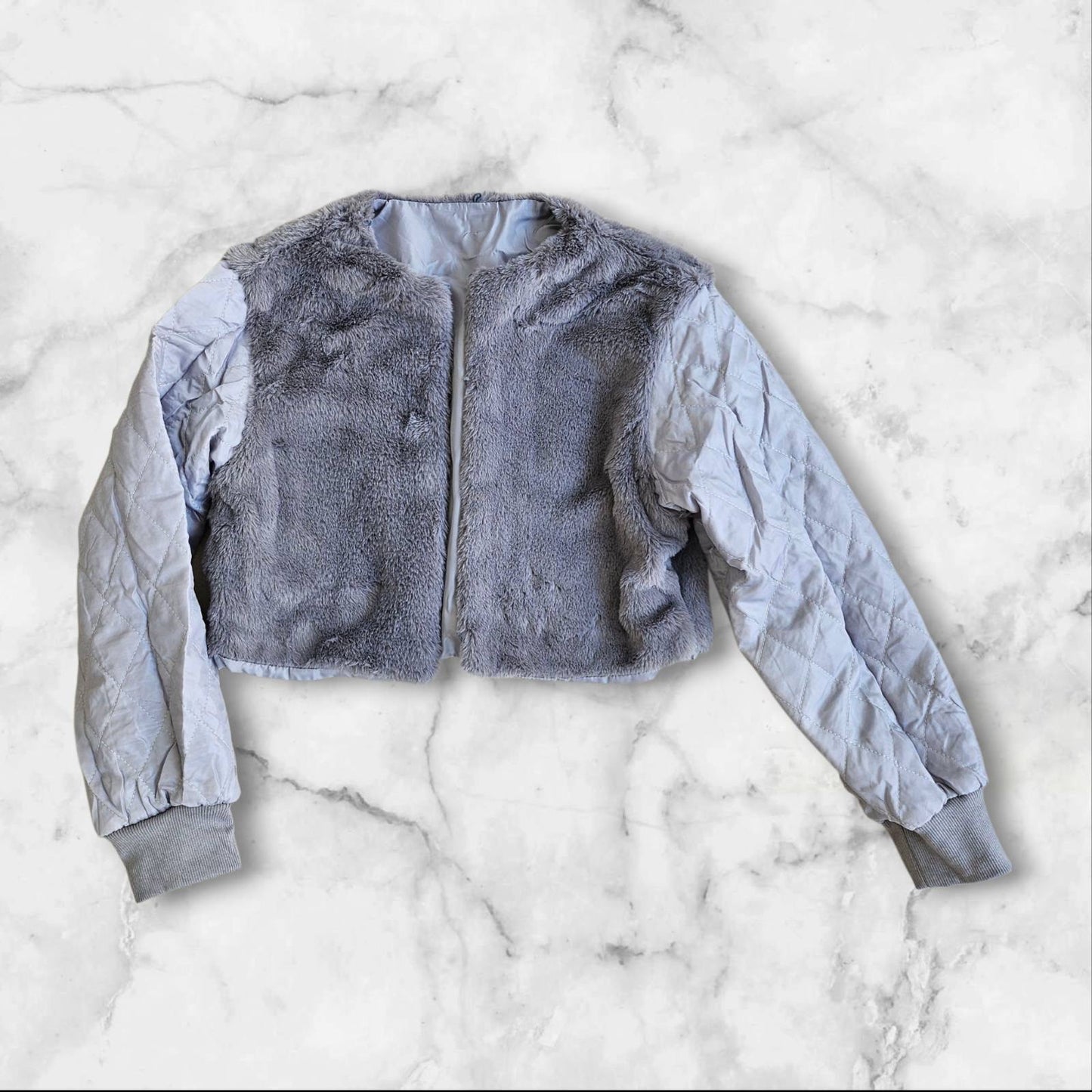 Дънково яке с каракул 3 в 1