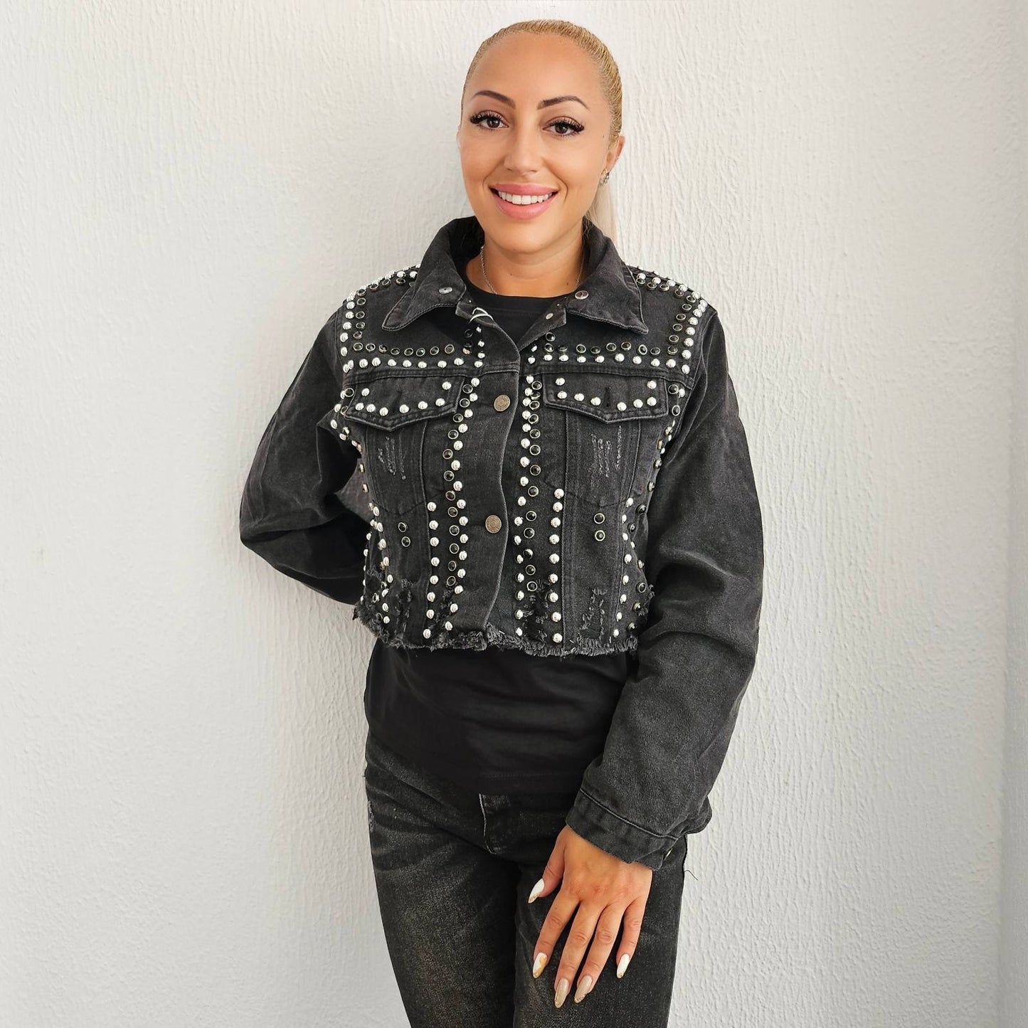 Дънково яке с каракул 3 в 1