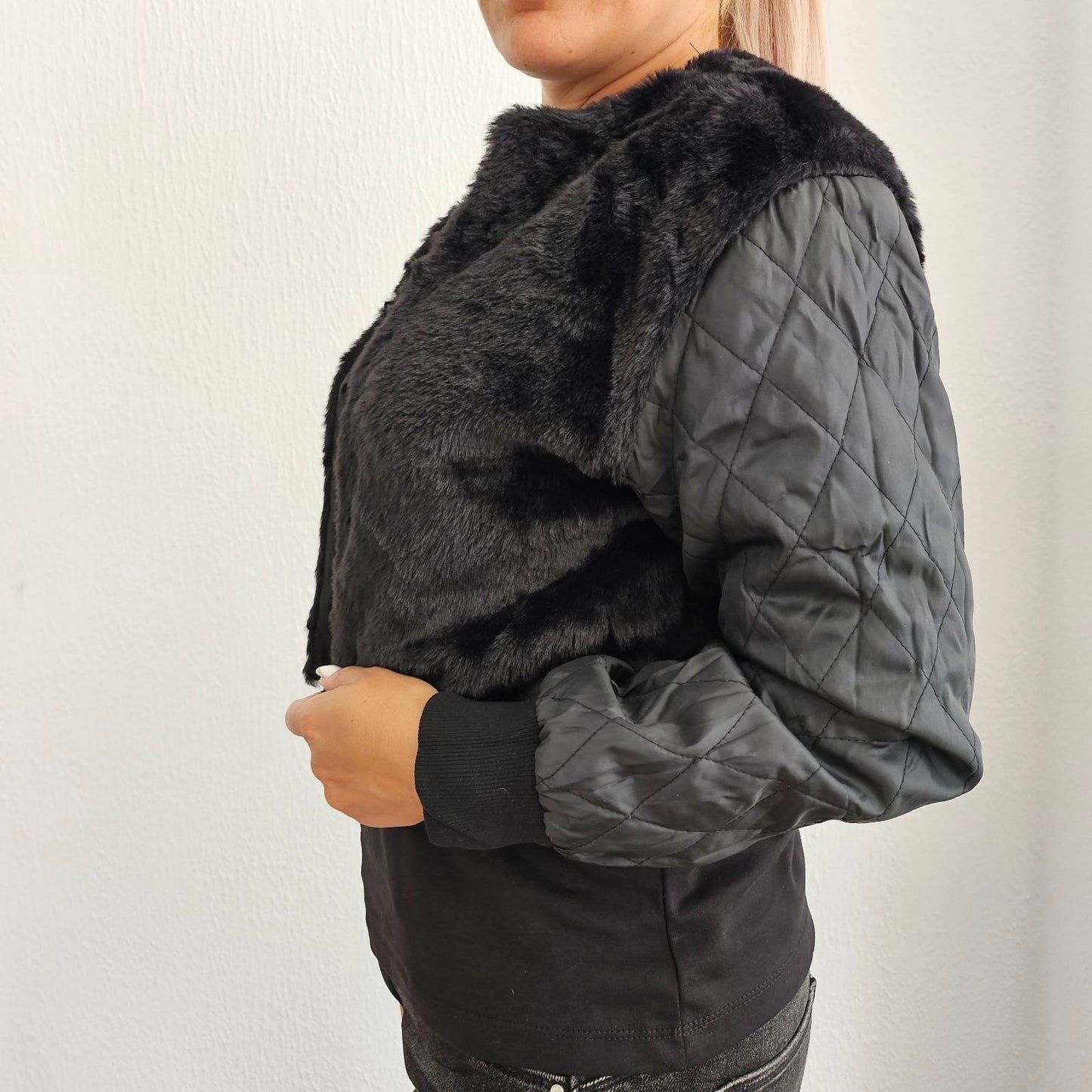 Дънково яке с каракул 3 в 1