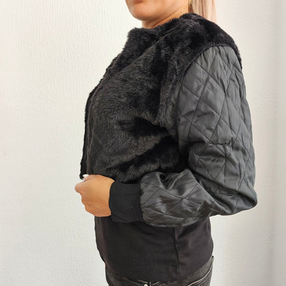 Дънково яке с каракул 3 в 1