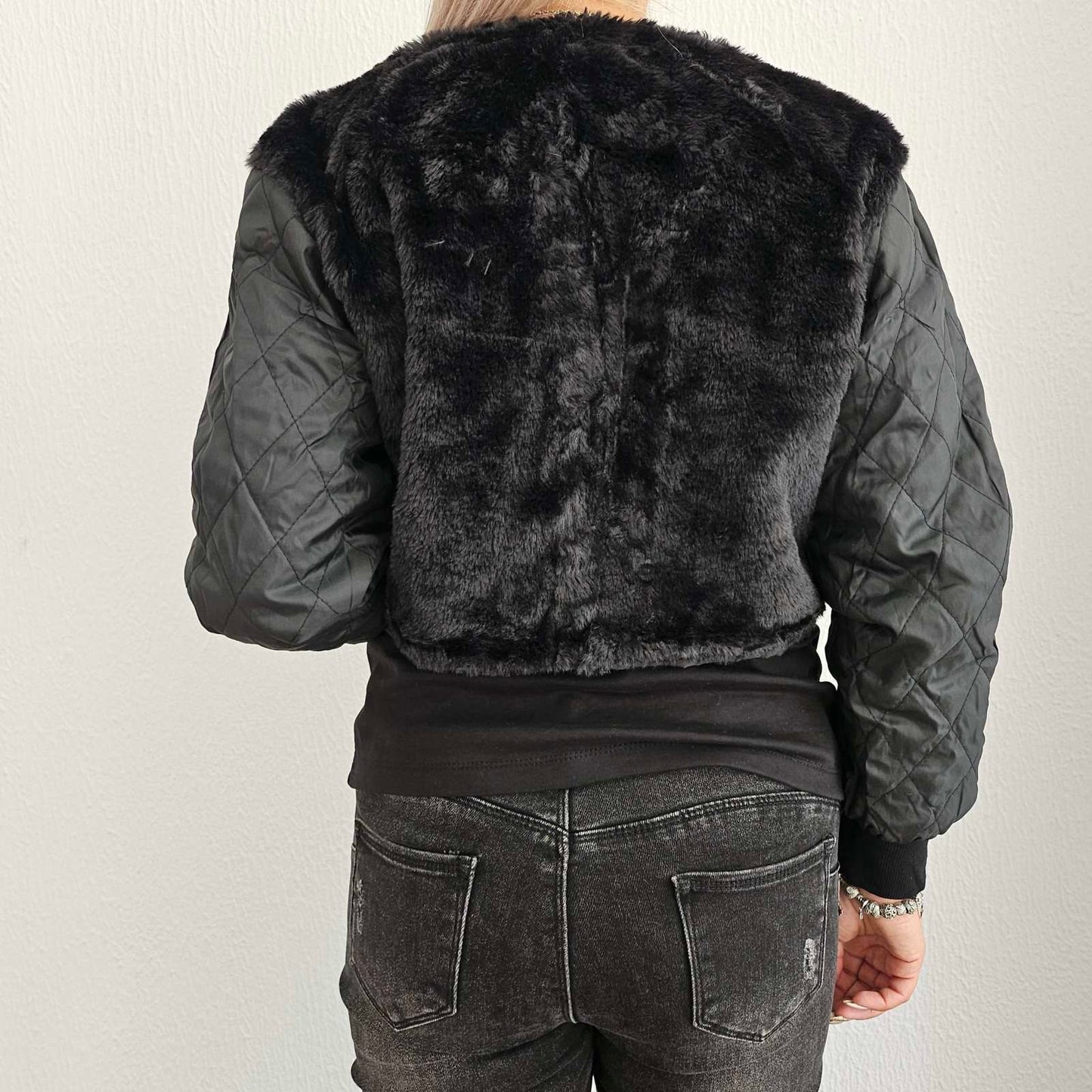 Дънково яке с каракул 3 в 1