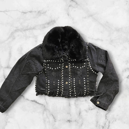 Дънково яке с каракул 3 в 1