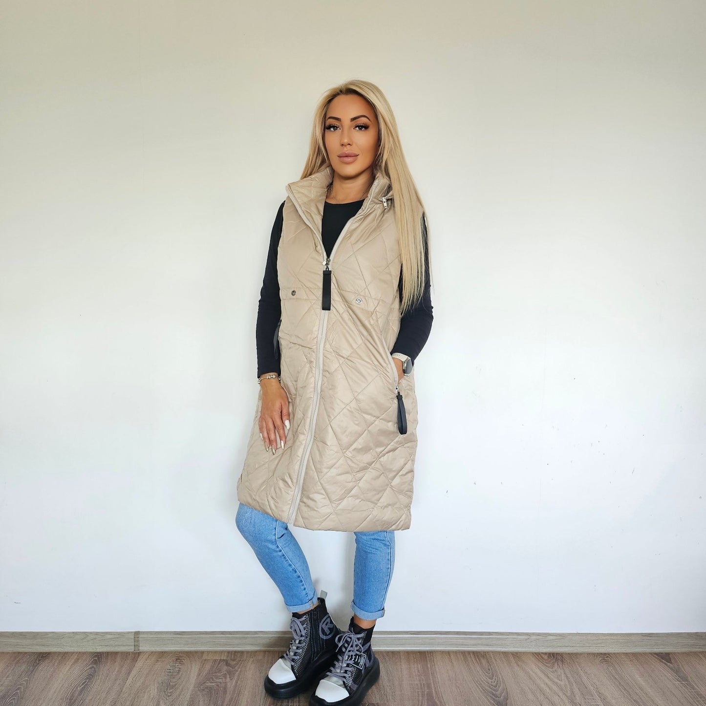 Елек Тенденз бежов 4XL-8XL