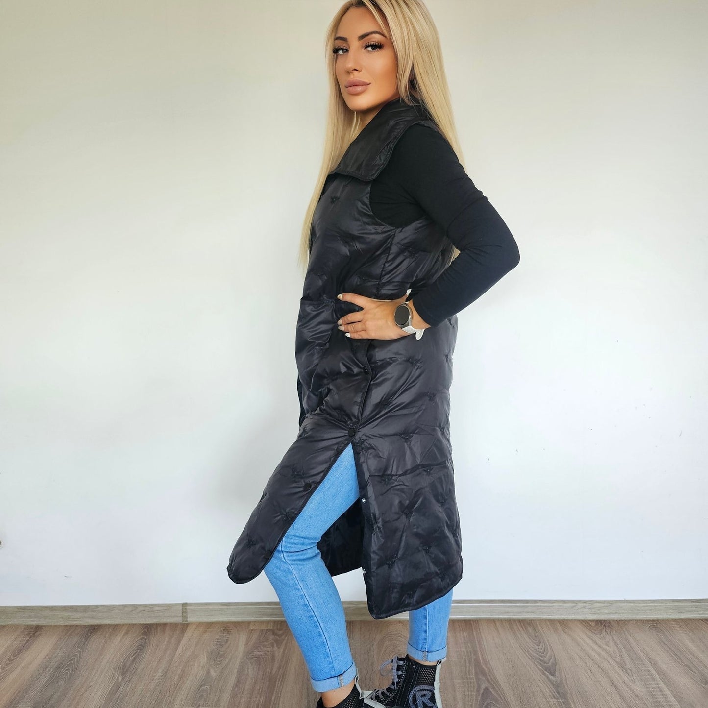 Дълъг черен Елек