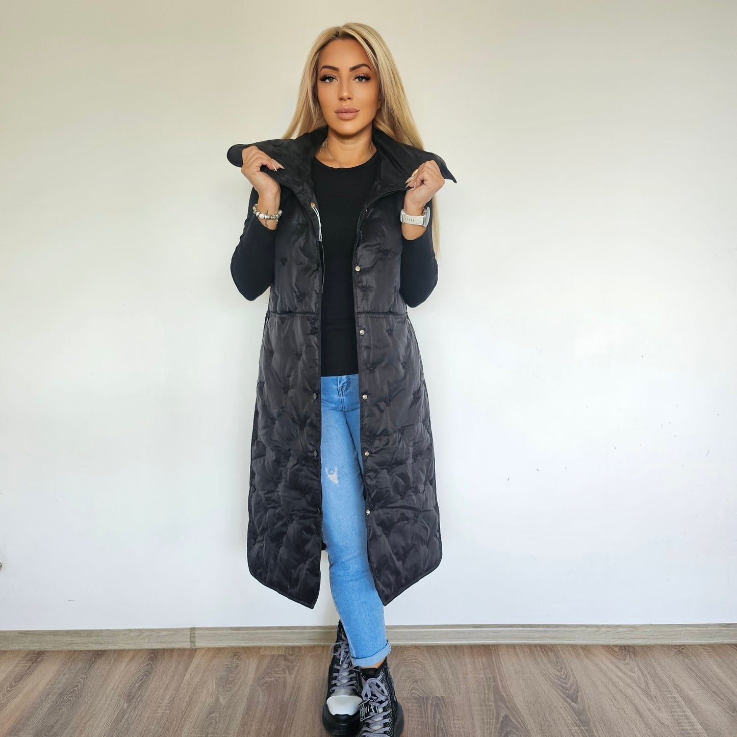 Дълъг черен Елек